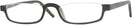 Rectangle Crystal Olive Nu Vue II Single Vision Half Frame View #1
