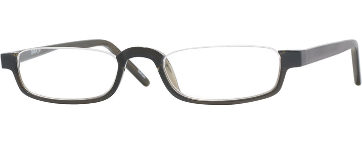 Rectangle Crystal Olive Nu Vue II Single Vision Half Frame View #1