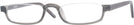 Rectangle Crystal Grey Nu Vue II Single Vision Half Frame View #1