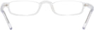Rectangle Crystal Clear Nu Vue II Single Vision Half Frame View #4