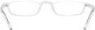 Rectangle Crystal Clear Nu Vue II Single Vision Half Frame View #4