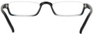 Rectangle Black Fade Nu Vue Single Vision Half Frame View #4