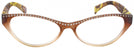Cat Eye Matte Brown Pretty Kitty Single Vision Full Frame View #2