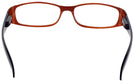 Rectangle Bronze / Black Sparkle Single Vision Full Frame View #4