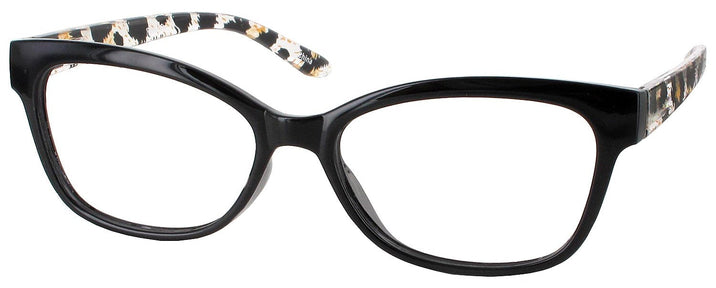 Rectangle Roaring Black Untamed Single Vision Full Frame View #1