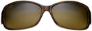 Rectangle Tortoise Blue / HCL Lens Maui Jim Nalani 295 View #2