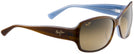 Rectangle Tortoise Blue / HCL Lens Maui Jim Nalani 295 View #1