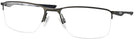 Rectangle Satin Lead Oakley OX3218 Socket 5.5 Single Vision Full Frame w/ FREE NON-GLARE View #1