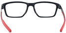 Rectangle Satin Black/Red Oakley OX8153L Metalink Computer Style Progressive View #4