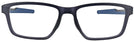 Rectangle Satin Grey Smoke Oakley OX8153L Metalink Single Vision Full Frame View #2