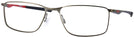 Rectangle Satin Brushed Chrome Oakley OX3217 Socket 5.0 Progressive No-Lines w/ FREE NON-GLARE View #1