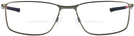 Rectangle Satin Brushed Chrome Oakley OX3217 Socket 5.0 Bifocal w/ FREE NON-GLARE View #2