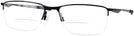 Rectangle Polished Black Oakley OX3218 Socket 5.5 Bifocal w/ FREE NON-GLARE View #1