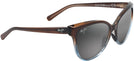 Cat Eye Trans Chocolate Blue/Grey Lens Maui Jim &#39;Olu &#39;Olu 537 View #1