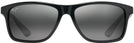 Rectangle Gloss Black/Grey Lens Maui Jim Onshore 798 View #2