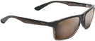Rectangle Chocolate Fade/HCL Lens Maui Jim Onshore 798 View #1