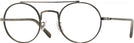 Round,Aviator Silver/olive Oliver Peoples 1355T Single Vision Full Frame View #1