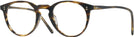 Round Soft Olive Bark Oliver Peoples 5183L Progressive No-Lines View #1