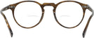 Round Sepia Smoke Oliver Peoples 5186L Bifocal View #4
