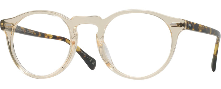 Round Buff Oliver Peoples 5186L Progressive No-Lines View #1