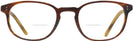Square Amaretto/striped Honey Oliver Peoples 5219 Bifocal View #2