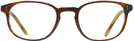 Square Amaretto/striped Honey Oliver Peoples 5219 Computer Style Progressive View #2