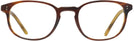 Square Amaretto/striped Honey Oliver Peoples 5219 Computer Style Progressive View #2