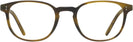 Square Matte Moss Tortoise Oliver Peoples 5219 Computer Style Progressive View #2