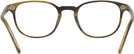 Square Matte Moss Tortoise Oliver Peoples 5219 Computer Style Progressive View #4