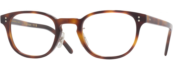 Square Dark Mahogany Oliver People 5219FM Progressive No-Lines View #1