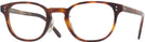 Square Dark Mahogany Oliver People 5219FM Progressive No-Lines View #1