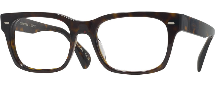 Square Oliver Peoples 5332U Single Vision Full Frame View #1