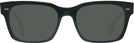 Square Black Oliver Peoples 5332U Progressive No-Line Reading Sunglasses View #2