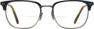 Square Semi-matte Black-olive Tortoise-antique Pewter Oliver Peoples 5359 Bifocal View #2