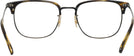 Square Cocobolo-Antique Gold Oliver Peoples 5359 Single Vision Full Frame View #4
