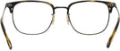 Square Cocobolo-Antique Gold Oliver Peoples 5359 Progressive No-Lines View #4