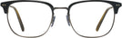 Square Semi-matte Black-olive Tortoise-antique Pewter Oliver Peoples 5359 Single Vision Full Frame View #2