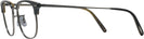 Square Semi-matte Black-olive Tortoise-antique Pewter Oliver Peoples 5359 Progressive No-Lines View #3