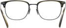 Square Semi-matte Black-olive Tortoise-antique Pewter Oliver Peoples 5359 Progressive No-Lines View #4