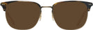 Square Cocobolo-Antique Gold Oliver Peoples 5359 Progressive Reading Sunglasses View #2