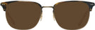 Square Cocobolo-Antique Gold Oliver Peoples 5359 Progressive Reading Sunglasses View #2