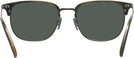 Square Semi-matte Black-olive Tortoise-antique Pewter Oliver Peoples 5359 Progressive Reading Sunglasses View #4