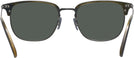 Square Semi-matte Black-olive Tortoise-antique Pewter Oliver Peoples 5359 Progressive Reading Sunglasses View #4