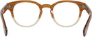 Round Amber Vsb Oliver Peoples 5413U Progressive No-Lines View #4