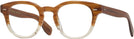 Round Amber Vsb Oliver Peoples 5413U Progressive No-Lines View #1