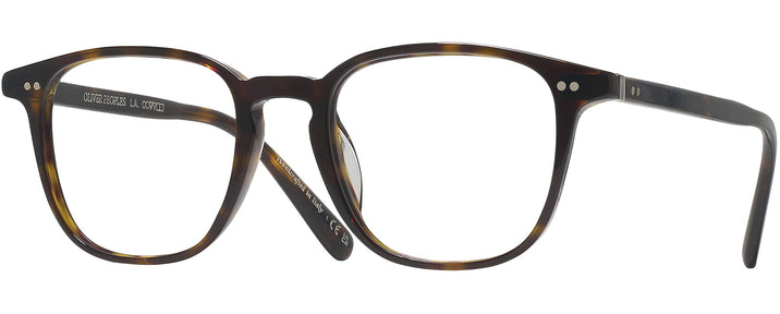 Square Oliver Peoples 5532U Single Vision Full Frame View #1