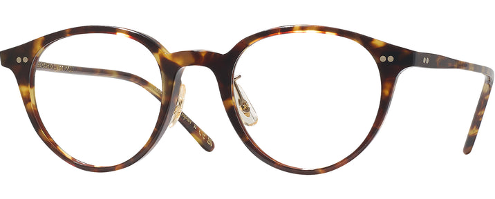 Oval Havana Oliver Peoples 5577 Single Vision Full Frame View #1
