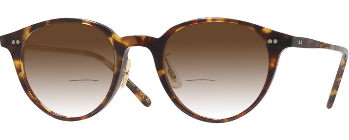 Oval Havana Oliver Peoples 5577 w/ Gradient Bifocal Reading Sunglasses View #1