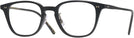 Square Semi Matte Black Oliver Peoples 5578 Progressive No-Lines View #1