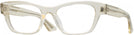 Rectangle Pale Citrine Oliver Peoples 5585U Progressive No-Lines View #1